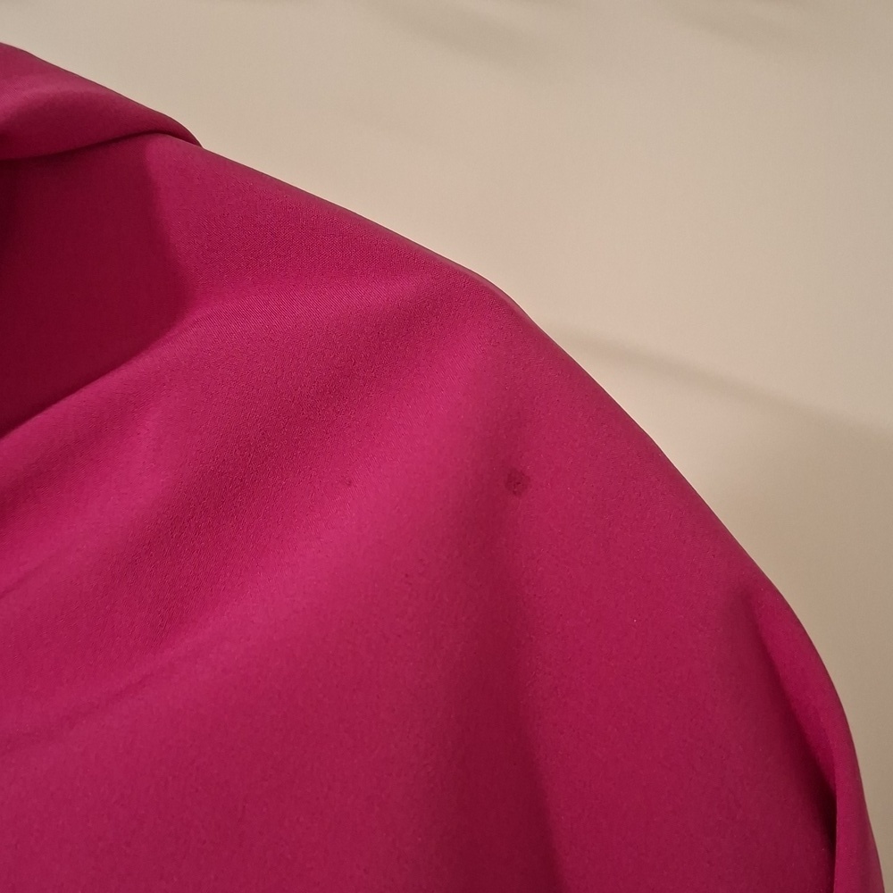Moojoes Fuchsia Reflective Rain Poncho with Floral Print Hood (Regular) - Picture 11 of 12